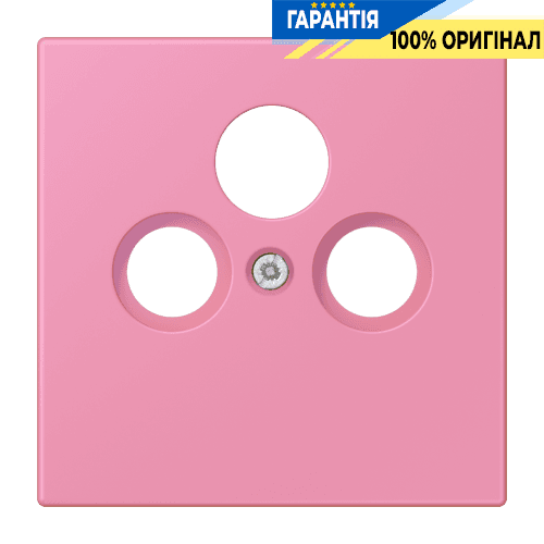 Накладка для SAT-TV розетки JUNG LC990SAT246 rose vif (4320C) якісне оздоблення для телевізійних розеток, артикул LC990SAT246, бренд JUNG