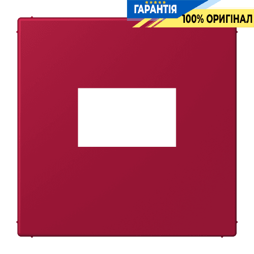 Накладка для USB зарядки JUNG LC1969USB229 rouge carmin, оригінальна серія 32100