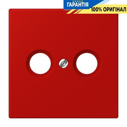 Накладка для TV розетки JUNG LC990TV227 rouge vermillon 31 (32090) червоного кольору