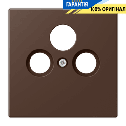 Накладка для SAT-TV розетки JUNG LC990SAT239 колір terre d’ombre brûlée 31 (32130)