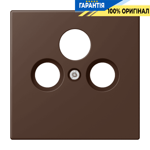 Накладка для SAT-TV розетки JUNG LC990SAT239 колір terre d’ombre brûlée 31 (32130)