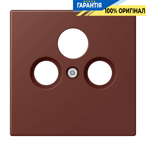 Накладка для SAT-TV розетки JUNG LC990SAT235 колір terre sienne brûlée 31 (32120)