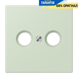 Накладка для TV розетки JUNG LC990TV218 світло-бежевого кольору vert anglais pâle