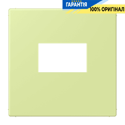 Накладка для USB зарядки JUNG LC1969USB222 vert jaune clair, світло-жовтий колір