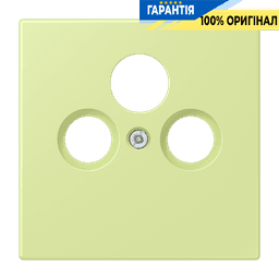 Накладка для SAT-TV розетки JUNG LC990SAT222 вертикальна світло-жовта