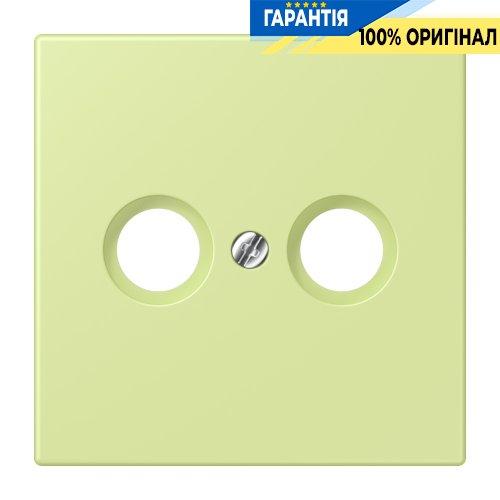 Накладка для TV розетки JUNG LC990TV222 вертикальна світло-жовта (32053)