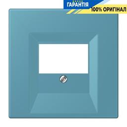Накладка для гнізд TAE JUNG LC969T212 céruléen vif (32031) – оригінальна деталь бренду JUNG з артикулом LC969T212 для телефонних розеток TAE. Колір – яскраво-блакитний.