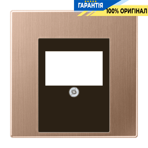 Накладка для розеток TAE Jung BRG2969T матова бронза, декоративна панель