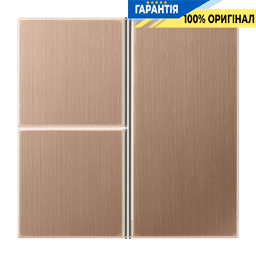 Комплект клавіш для кнопкового модуля F40, 3 канали, Jung BRG2403TSA, матова бронза