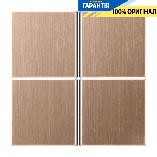 Комплект клавіш для кнопкового модуля F40 4 канали Jung BRG2404TSA матова бронза