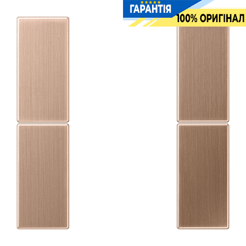 Комплект клавіш для кнопкового модуля F50, 2 канали, Jung BRG2502TSA, матова бронза
