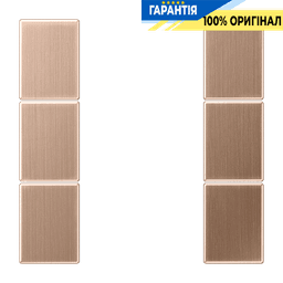 Комплект клавіш для кнопкового модуля F50, 3 канали, Jung BRG2503TSA, матова бронза