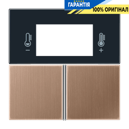 Комплект кнопок для термостата Jung 4093 KNX BRG4093TSA матова бронза