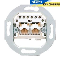 Механізм розетки телефонної TF-2 паралельні виходи Jung UAE2x8UPO