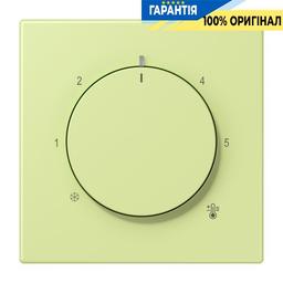 Накладка для термостата JUNG LC1749BF222 vert jaune clair, світло-жовта