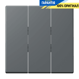 Клавіша для вимикача 3-а JUNG LC993BF202 gris foncé 31, темно-сірий колір