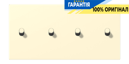 Накладка 2-полюсна для вимикача з 4 тумблерами «циліндр» горизонтальна JUNG LC12-250R0201 blanc (32001)