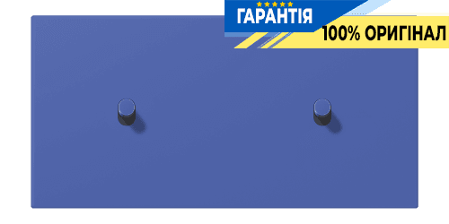 Накладка 2-позиційна для вимикача з двома тумблерами «циліндр» горизонтальна JUNG LC12-200R0206 bleu outremer 31 (32020)