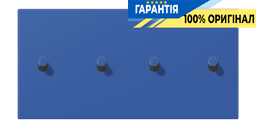 Накладка 2-полюсна для вимикача з 4 тумблерами «циліндр» горизонтальна JUNG LC12-250R0253 bleu outremer 59