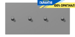 Накладка 2-полюсна для вимикача з 4 тумблерами «циліндр» горизонтальна JUNG LC12-250R0203 gris 31