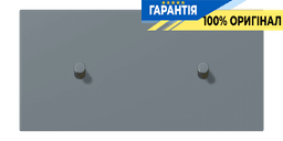 Накладка 2-позиційна для вимикача з 2 тумблерами «циліндр» горизонтальна JUNG LC12-200R0251 gris 59