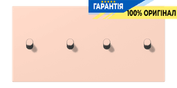 Накладка 2-полюсна для вимикача з 4 тумблерами «циліндр» горизонтальна JUNG LC12-250R0234 l’ocre rouge clair (32112)