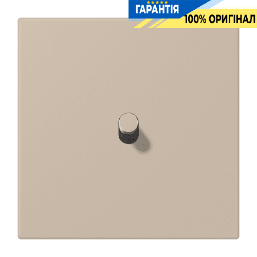 Накладка 1-полюсна для вимикача з тумблером «циліндр» JUNG LC12-0R0243 ombre naturelle claire (32142)
