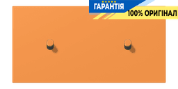 Накладка 2-позиційна для вимикача з двома тумблерами «циліндр» горизонтальна JUNG LC12-200R0225 оранжевий світлий