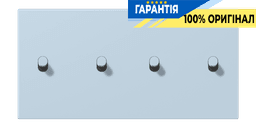 Накладка 2-позиційна для вимикача з 4 тумблерами «циліндр» горизонтальна JUNG LC12-250R0208 outremer clair (32022)