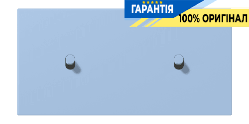 Накладка 2-позиційна для вимикача з 2 тумблерами «циліндр» горизонтальна JUNG LC12-200R0207 outremer moyen (32021)