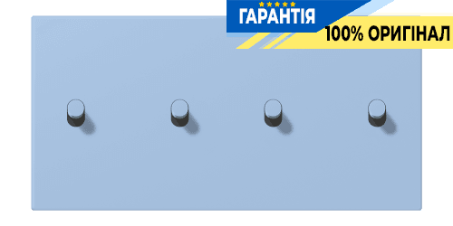 Накладка 2-полюсна для вимикача з 4 тумблерами «циліндр» горизонтальна JUNG LC12-250R0207 outremer moyen (32021)