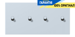 Накладка 2-полюсна для вимикача з 4 тумблерами «циліндр» горизонтальна JUNG LC12-250R0209 outremer pâle