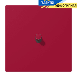 Накладка 1-полюсна для вимикача з тумблером «циліндр» JUNG LC12-0R0229 rouge carmin (32100)