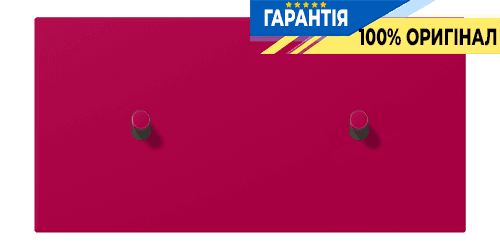 Накладка 2-позиційна для вимикача з 2 тумблерами «циліндр» горизонтальна JUNG LC12-200R0230 rouge rubia (32101)