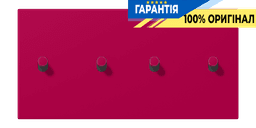 Накладка 2-позиційна для вимикача з 4 тумблерами «циліндр» горизонтальна JUNG LC12-250R0230 rouge rubia (32101)
