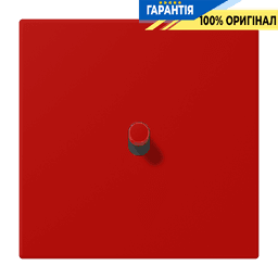 Накладка 1-полюсна для вимикача з тумблером «циліндр» JUNG LC12-0R0227 rouge vermillon 31 (32090)