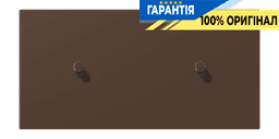 Накладка 2-позиційна для вимикача з двома тумблерами «циліндр» горизонтальна JUNG LC12-200R0239 terre d’ombre brûlée 31 (32130)