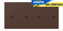 Накладка 2-полюсна для вимикача з 4 тумблерами «циліндр» горизонтальна JUNG LC12-250R0239 terre d’ombre brûlée 31