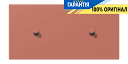 Накладка 2-позиційна для вимикача з 2 тумблерами «циліндр» горизонтальна JUNG LC12-200R0236 terre sienne brique