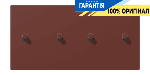 Накладка 2-полюсна для вимикача з 4 тумблерами «циліндр» горизонтальна JUNG LC12-250R0235 terre sienne brûlée 31 (32120)