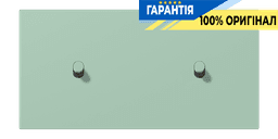 Накладка 2-позиційна для вимикача з двома тумблерами «циліндр» горизонтальна JUNG LC12-200R0217 vert anglais clair (32041)