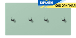Накладка 2-полюсна для вимикача з 4 тумблерами «циліндр» горизонтальна JUNG LC12-250R0217 vert anglais clair (32041)