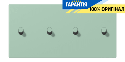 Накладка 2-полюсна для вимикача з 4 тумблерами «циліндр» горизонтальна JUNG LC12-250R0217 vert anglais clair (32041)