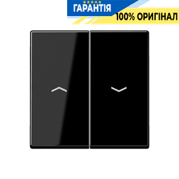 Клавіша 2-а для жалюзійного вимикача/кнопок JUNG A595PSW чорна