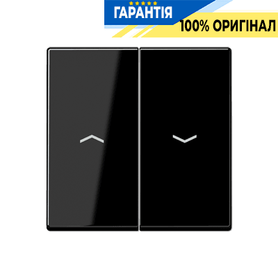 Клавіша 2-а для жалюзійного вимикача/кнопок JUNG A595PSW чорна