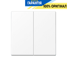Клавіша 2-а JUNG A595WWM матовий білий для електропроводки