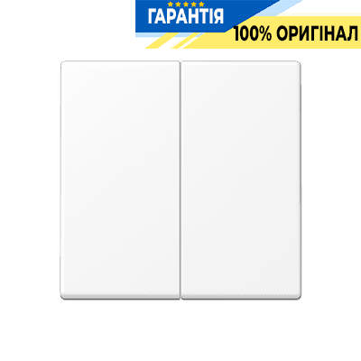 Клавіша 2-а JUNG A595WWM матовий білий для електропроводки
