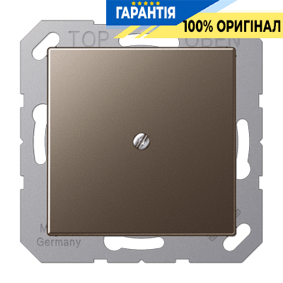Вивід кабелю JUNG A590AMO мокко для електромонтажу, надійне кріплення та захист проводів