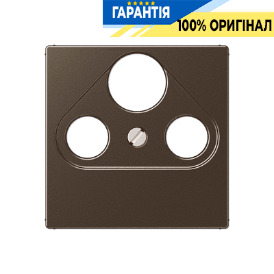 Панель розетки TV+R+SAT JUNG A561PLSATMO мокко, комбінована для телевізійних та супутникових сигналів