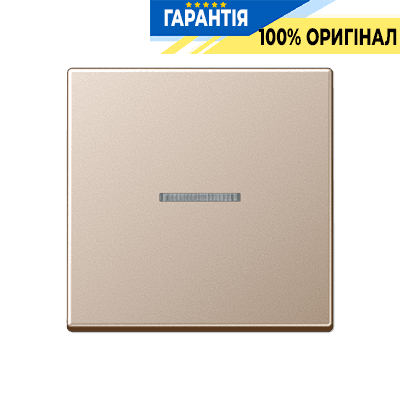 Клавіша 1-а з підсвіткою JUNG A590KO5CH колір шампань для електроустановок